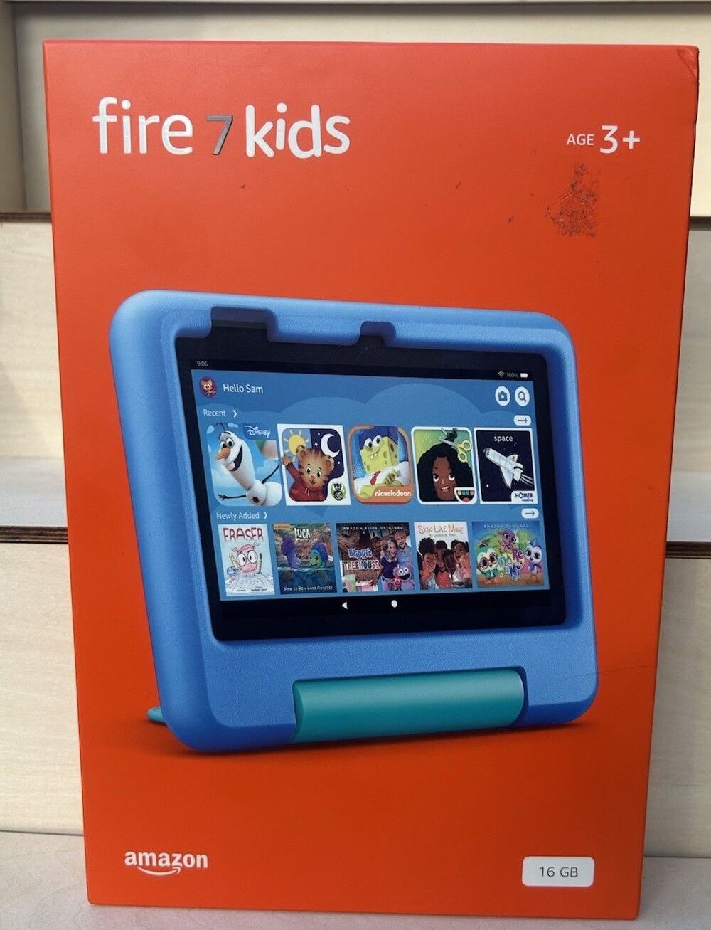 Amazon Fire 7 Kids 12th Gen (2022) 16GB Tablet, Wi-Fi, 7" Blue Sealed